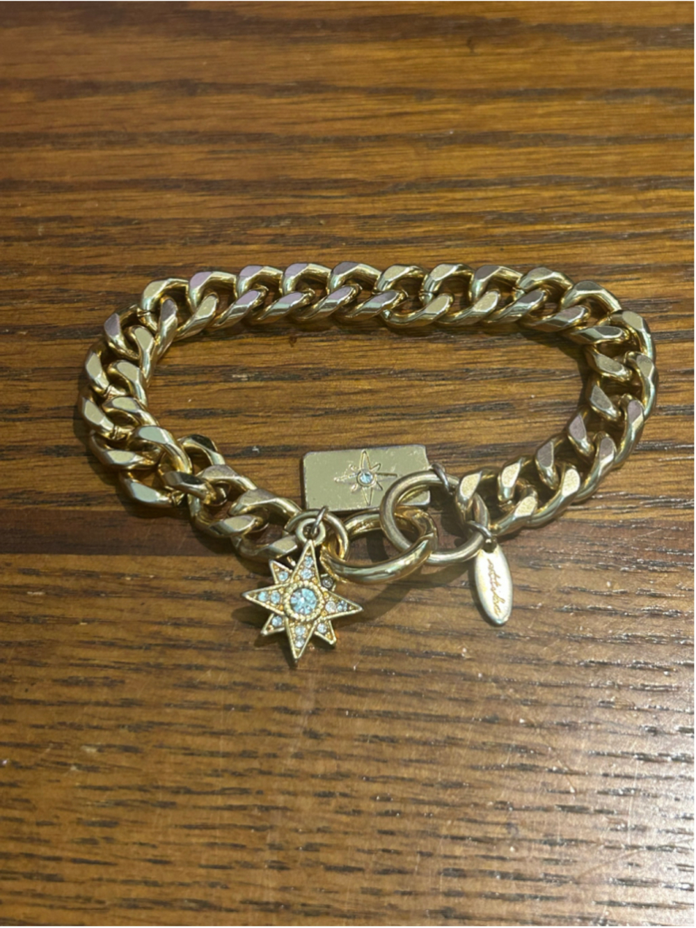 Women's ETTIKA Starry Charms Chain Link Bracelet